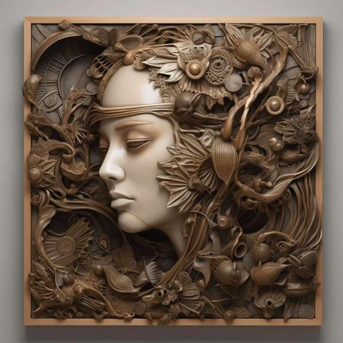 نموذج ثلاثي الأبعاد لآلة CNC 3D Art 